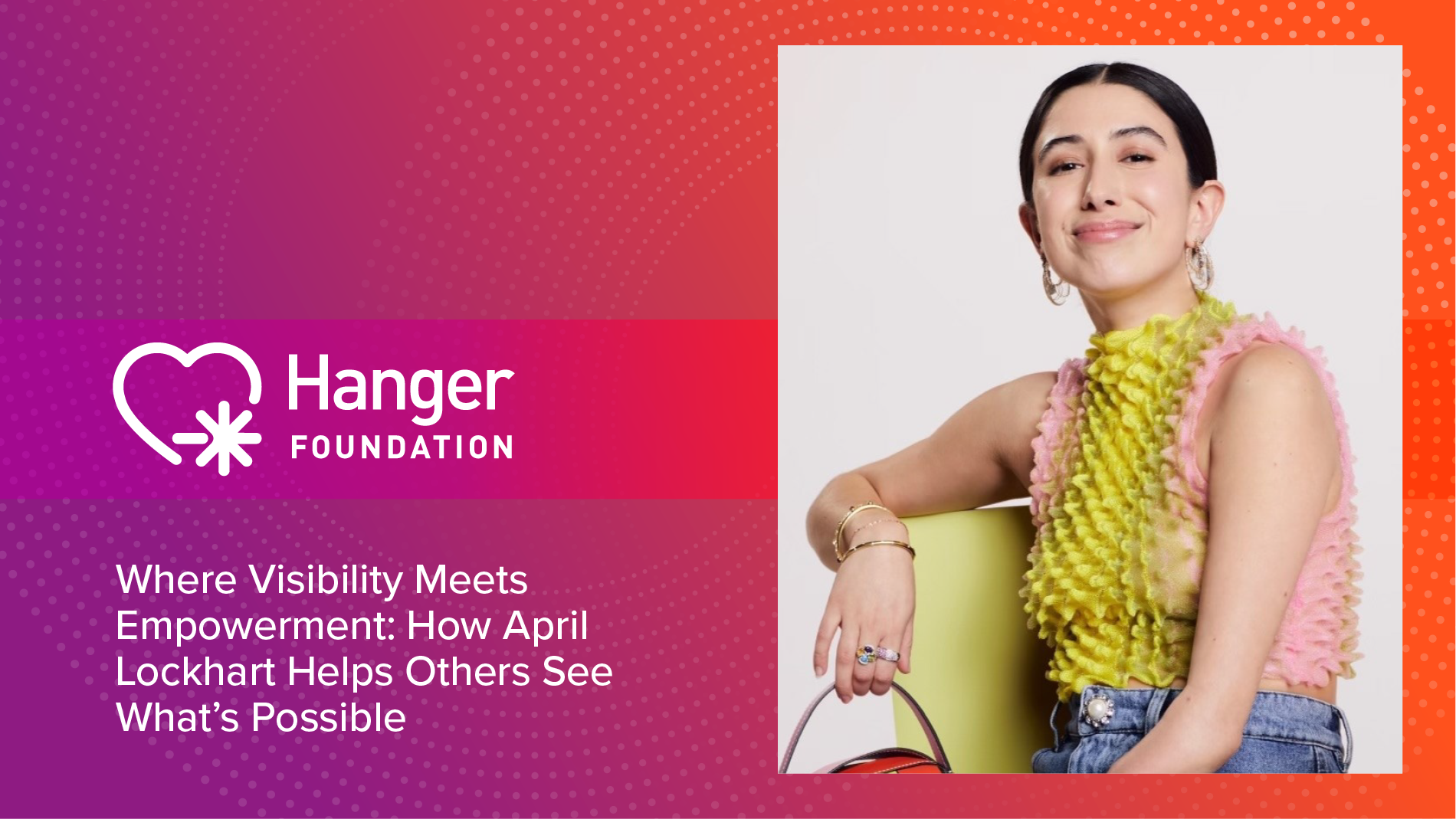 April Lockhart Inspires at Night to Inspire Event | Hanger Foundation